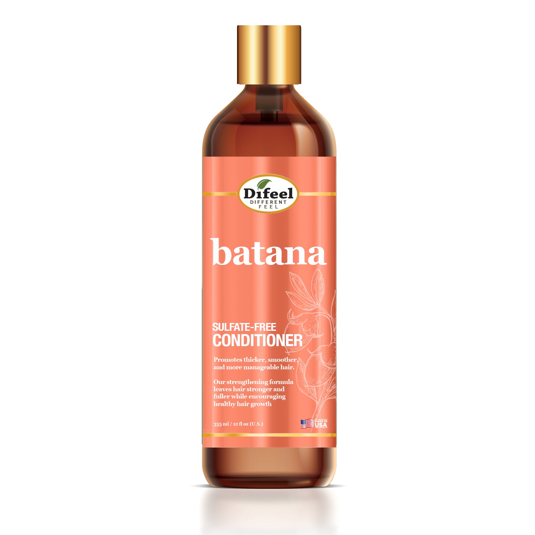 Difeel Batana Conditioner 12 Ounces - Sulfate Free Conditioner