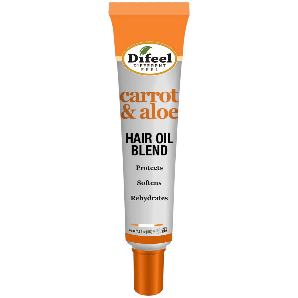 Difeel Mega Care Carrot & Aloe Oil Hair Oil Blend 1.4 oz. | difeel