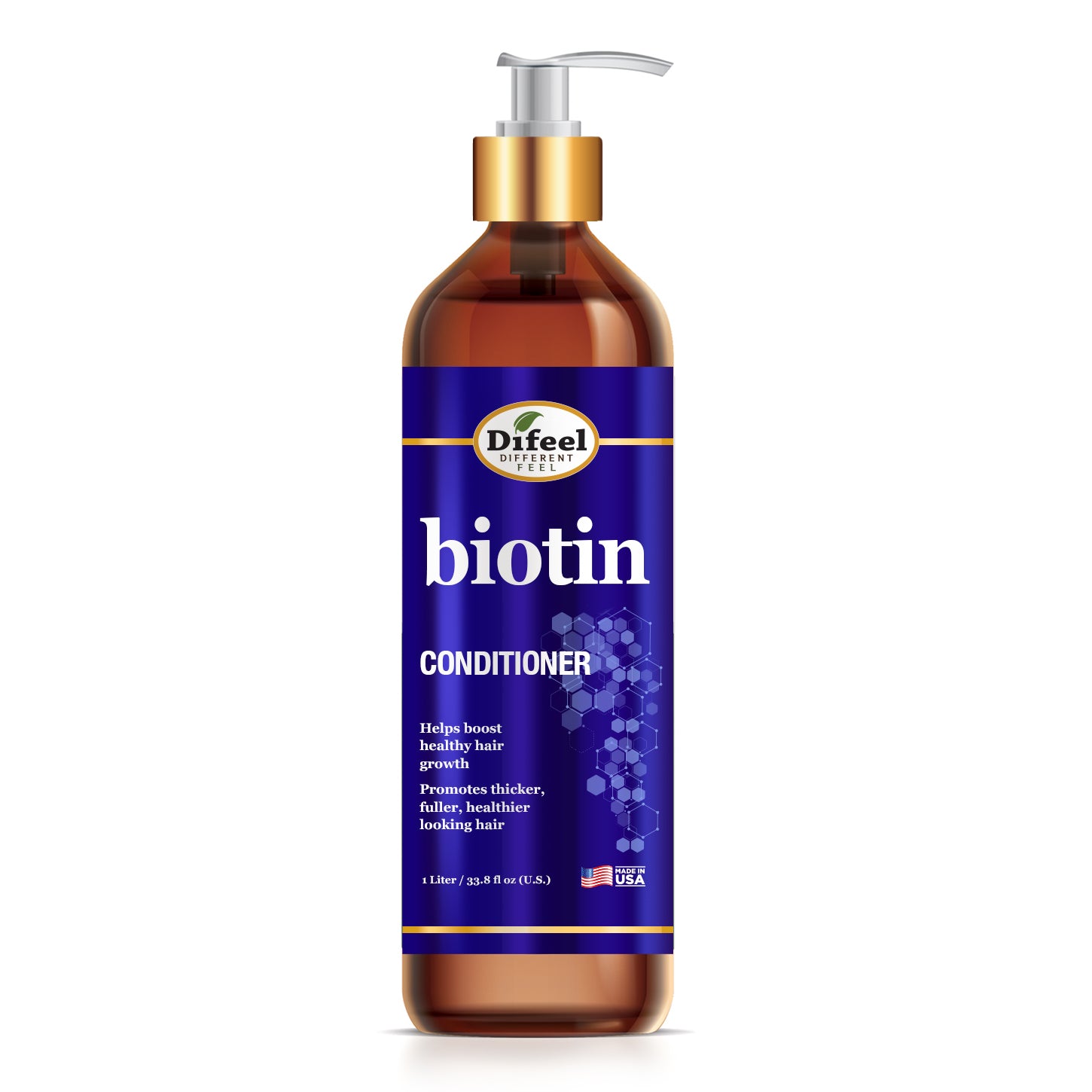 Difeel Elevated Biotin Conditioner for Hair Growth 33.8 oz.