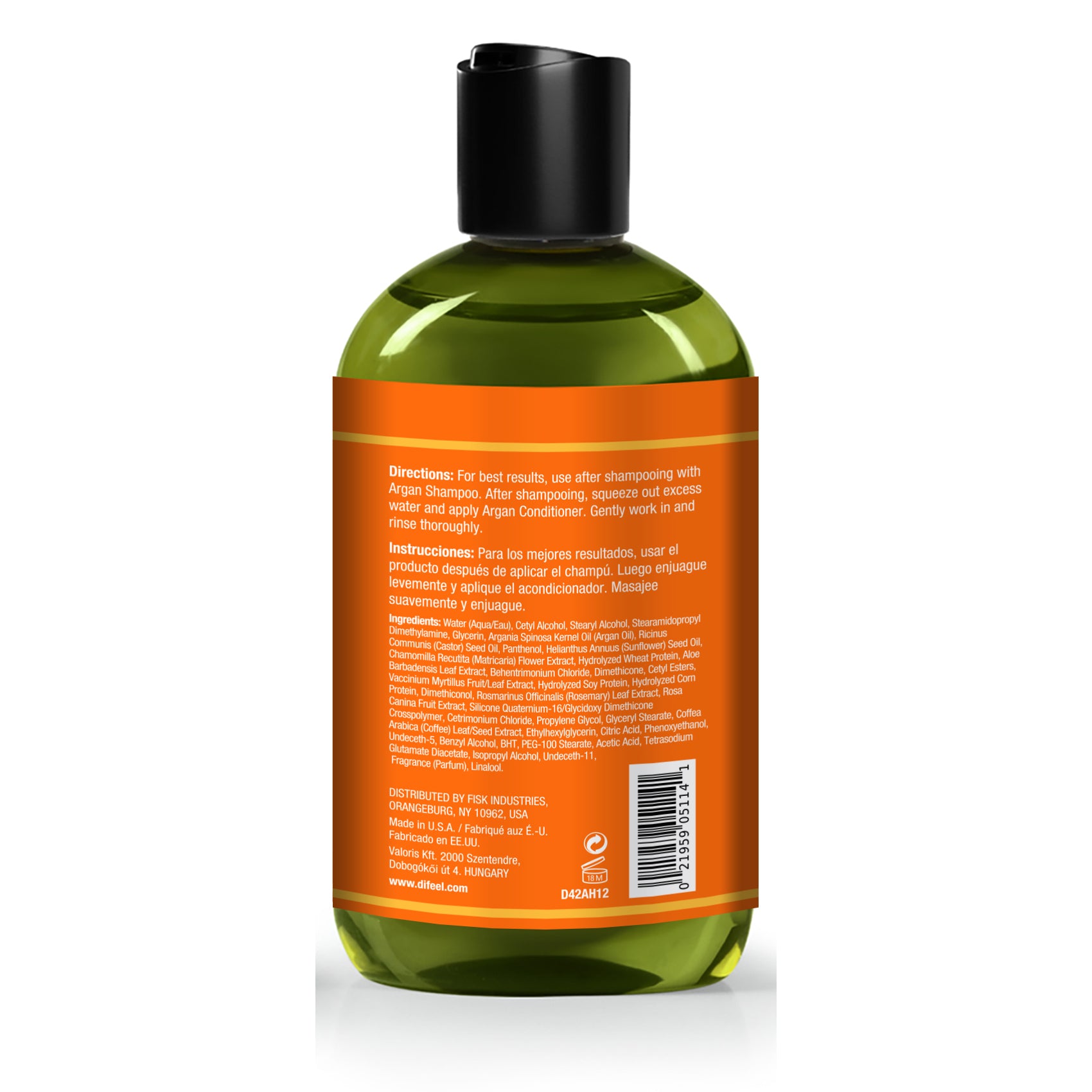 Difeel Argan Hydrating Conditioner 12 oz.