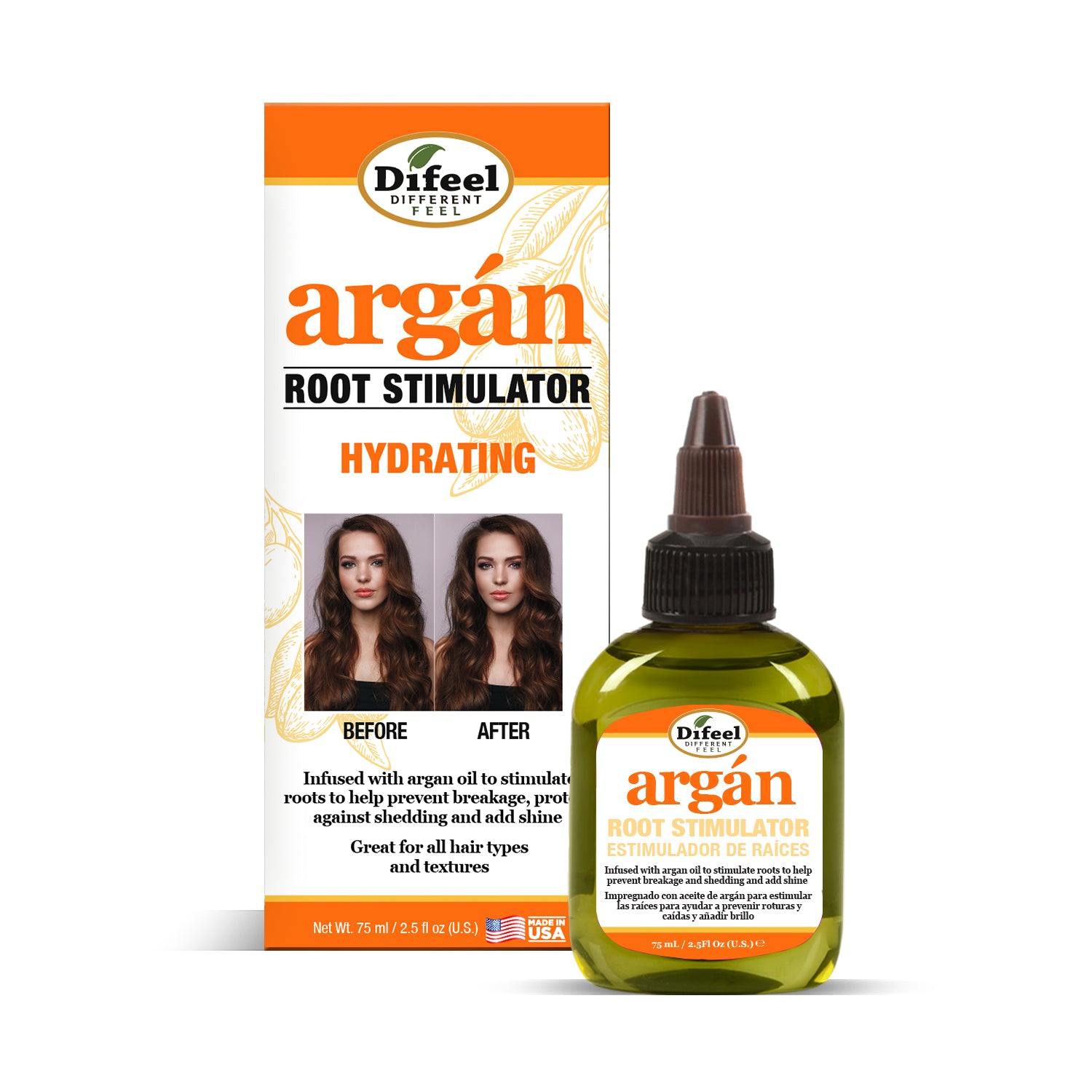 Difeel Argan Hydrating Root Stimulator 2.5 oz.