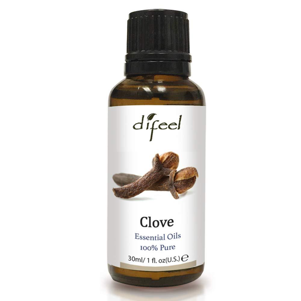 Difeel 100% Pure Essential Oil - Clove Oil 1 oz. (Pack of 2)