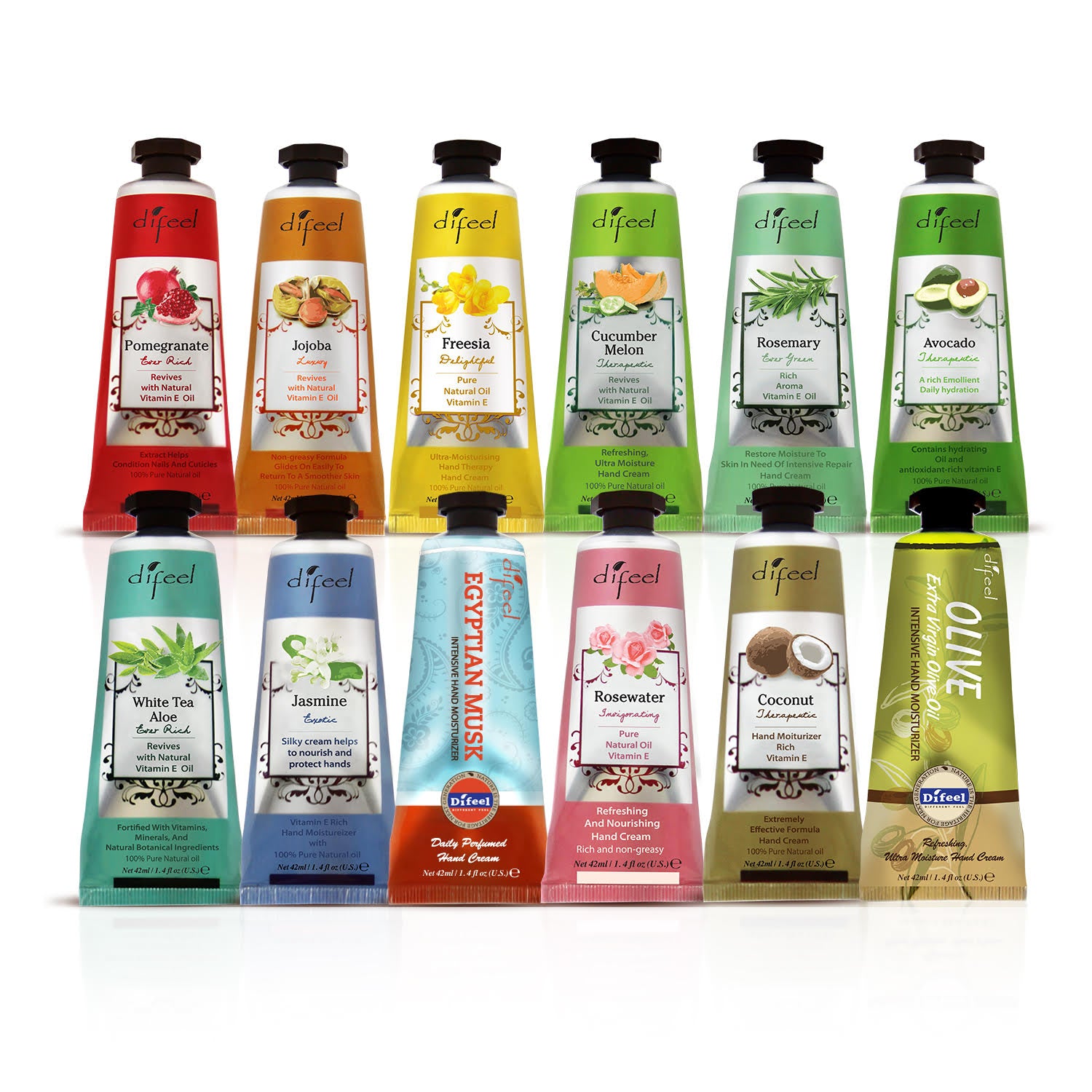 Difeel Luxury Hand Creams - Buy 6, Get 6 Free Collection