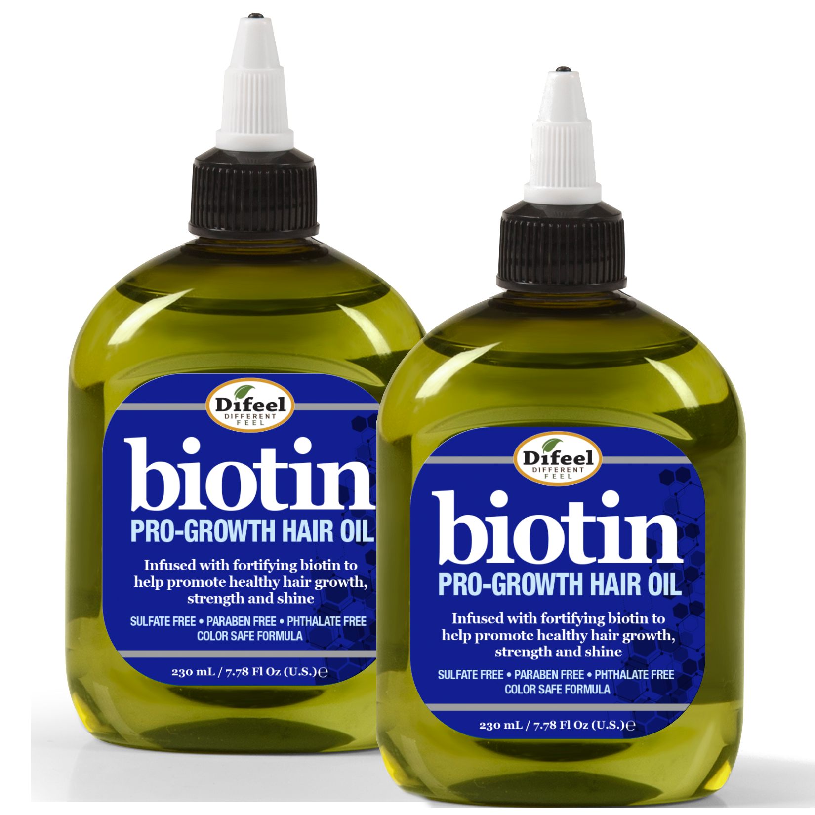 Difeel Biotin Premium Hair Oil 7.1 oz. (PACK OF 2)