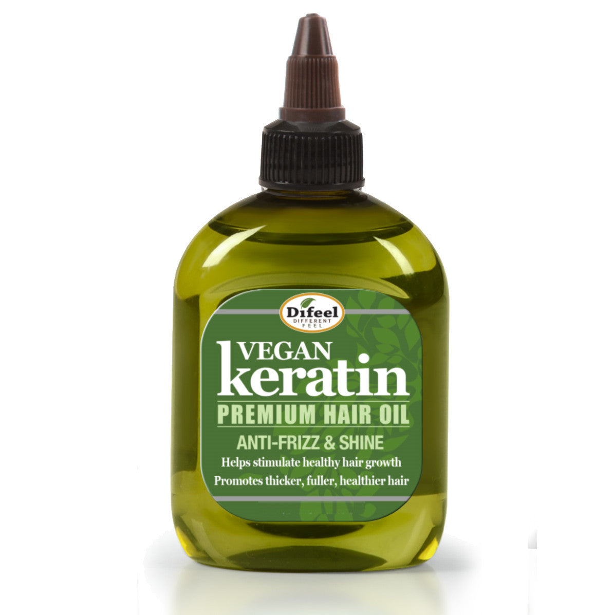 Difeel Vegan Keratin Premium Hair Oil - Anti Frizz & Shine 7.1 oz. (PACK OF 2)