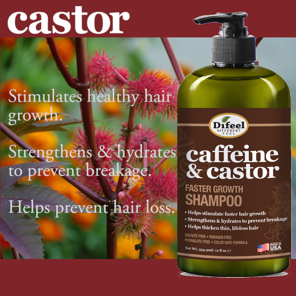 Difeel Caffeine & Castor Conditioner for Faster Hair Growth 33.8 oz.