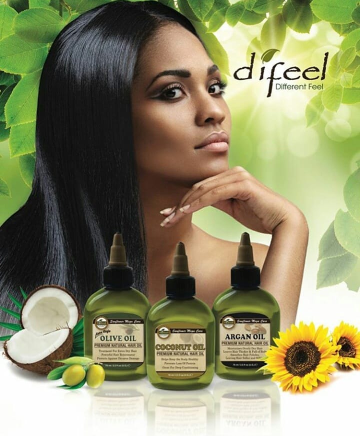 Difeel Premium Natural Hair Oil - Jamaican Black Castor Oil 7.1 oz. (PACK OF 2)
