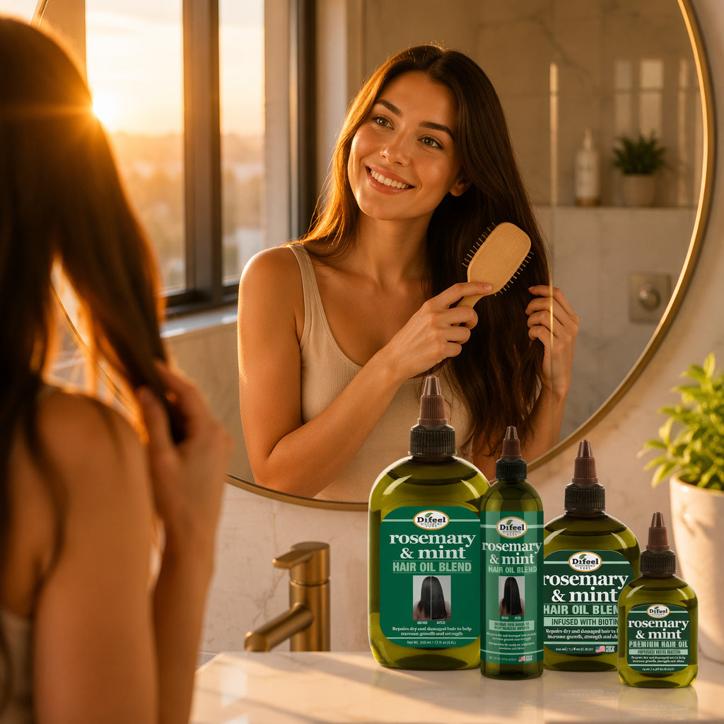 Difeel Tea Tree Hair Oil Blend 7.1 Ounces (PACK OF 4)