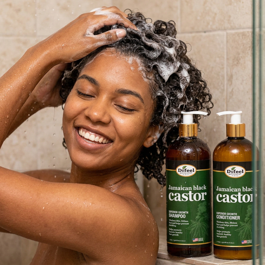 Difeel Superior Growth Jamaican Black Castor Shampoo 33.8 oz.