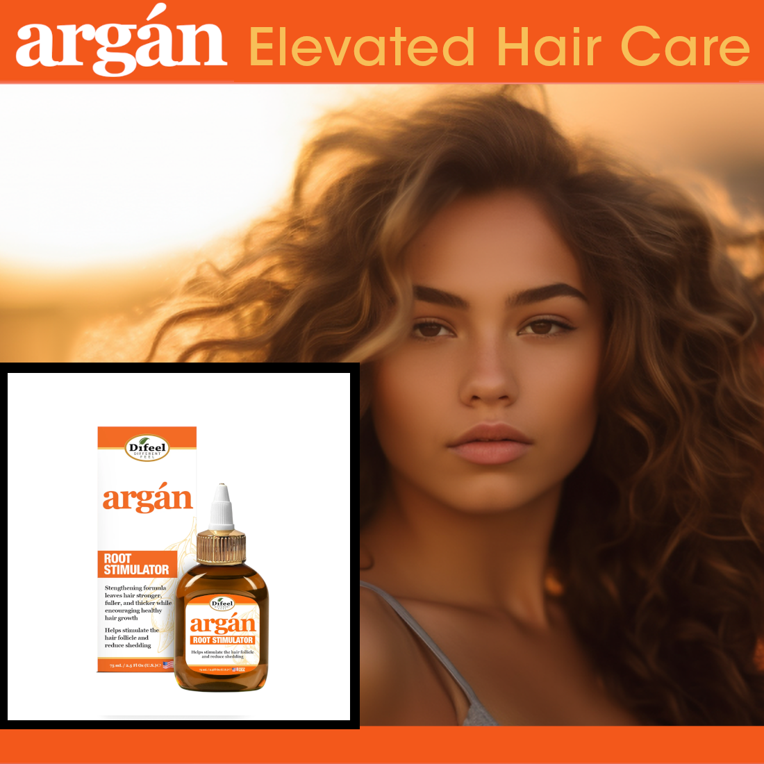 Difeel Argan Hydrating Root Stimulator 2.5 oz.