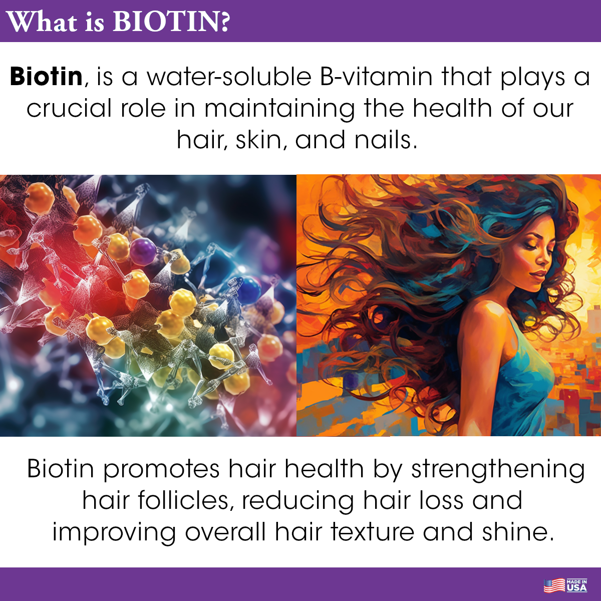 Difeel Biotin Premium Natural Hair Oil 8 oz.