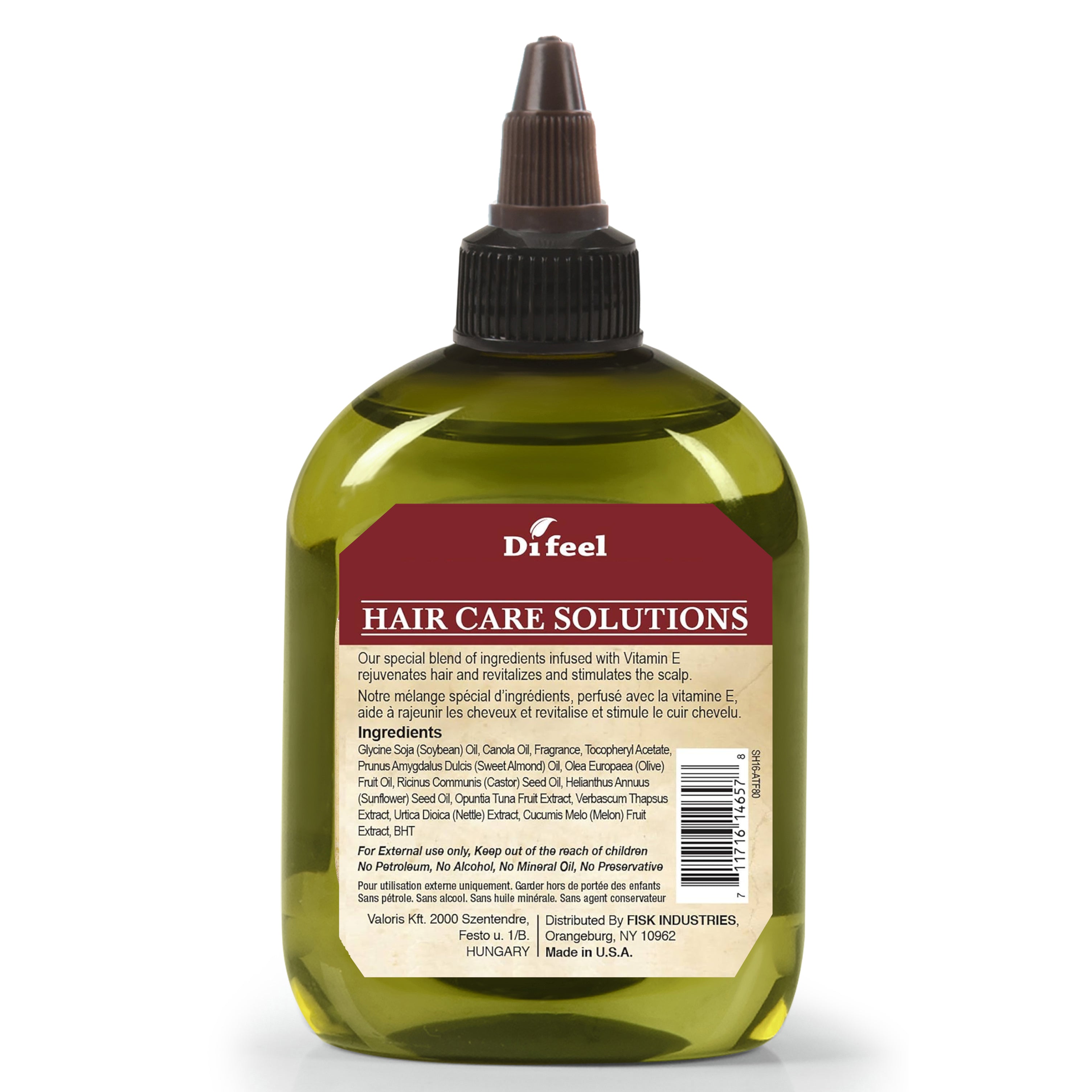 Difeel Anti-frizz Hair Oil Blend - Travel Size 2.5 oz.