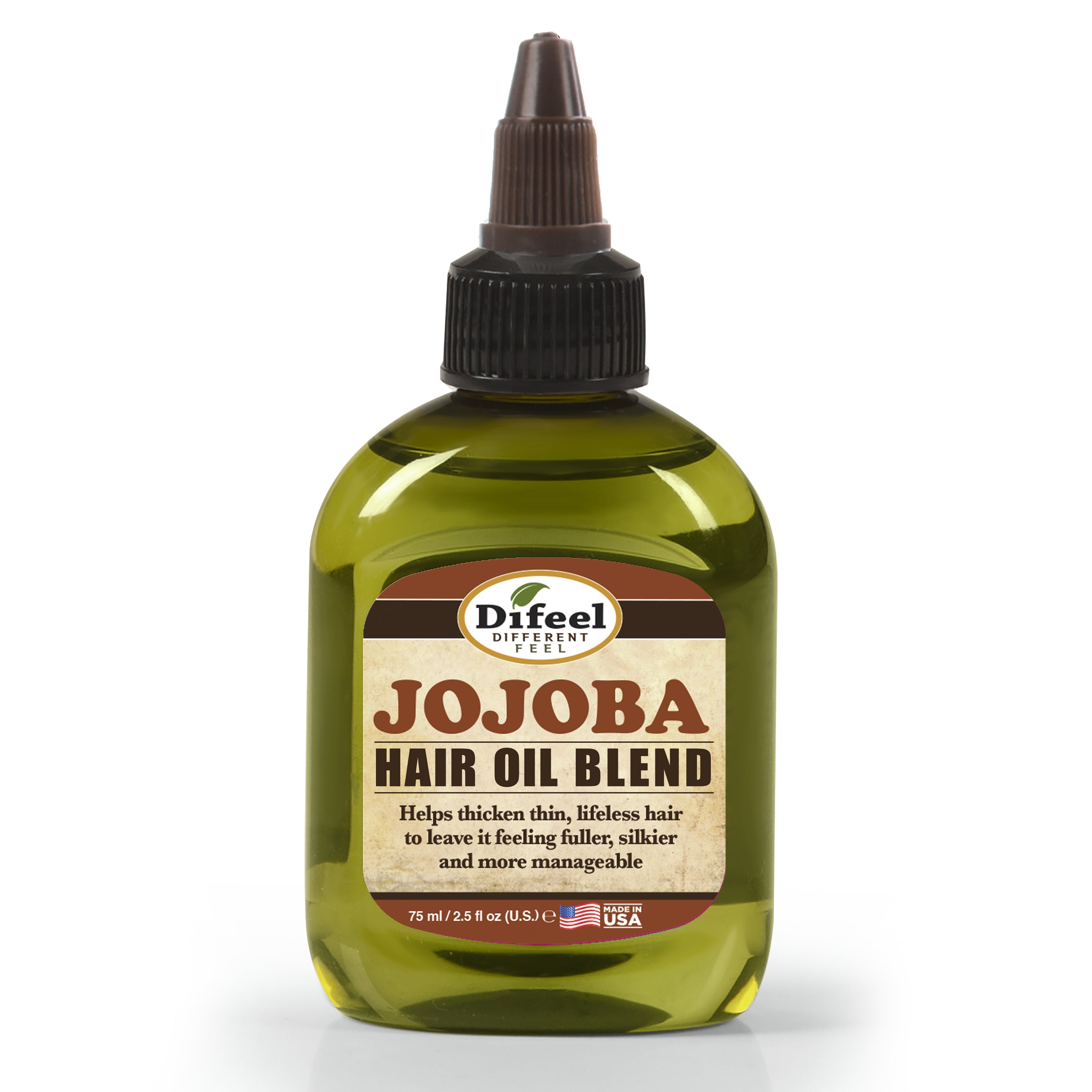 Difeel Jojoba Oil Hair Oil Blend - Travel Size 2.5 ounce