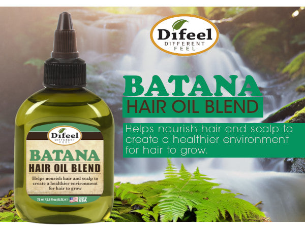 Difeel Batana Premium Hair Oil Blend - Travel Size 2.5 oz.