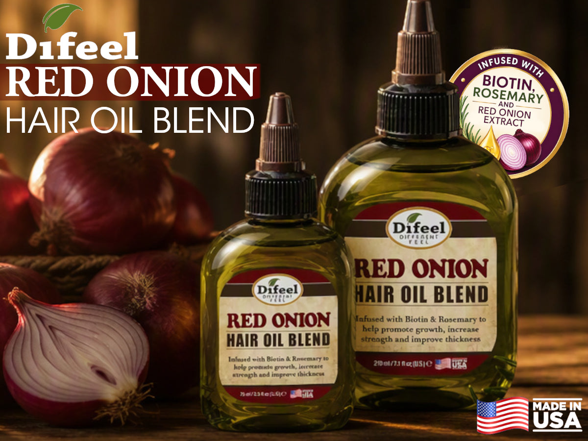 Difeel Red Onion Hair Oil Blend 7.1 Ounces