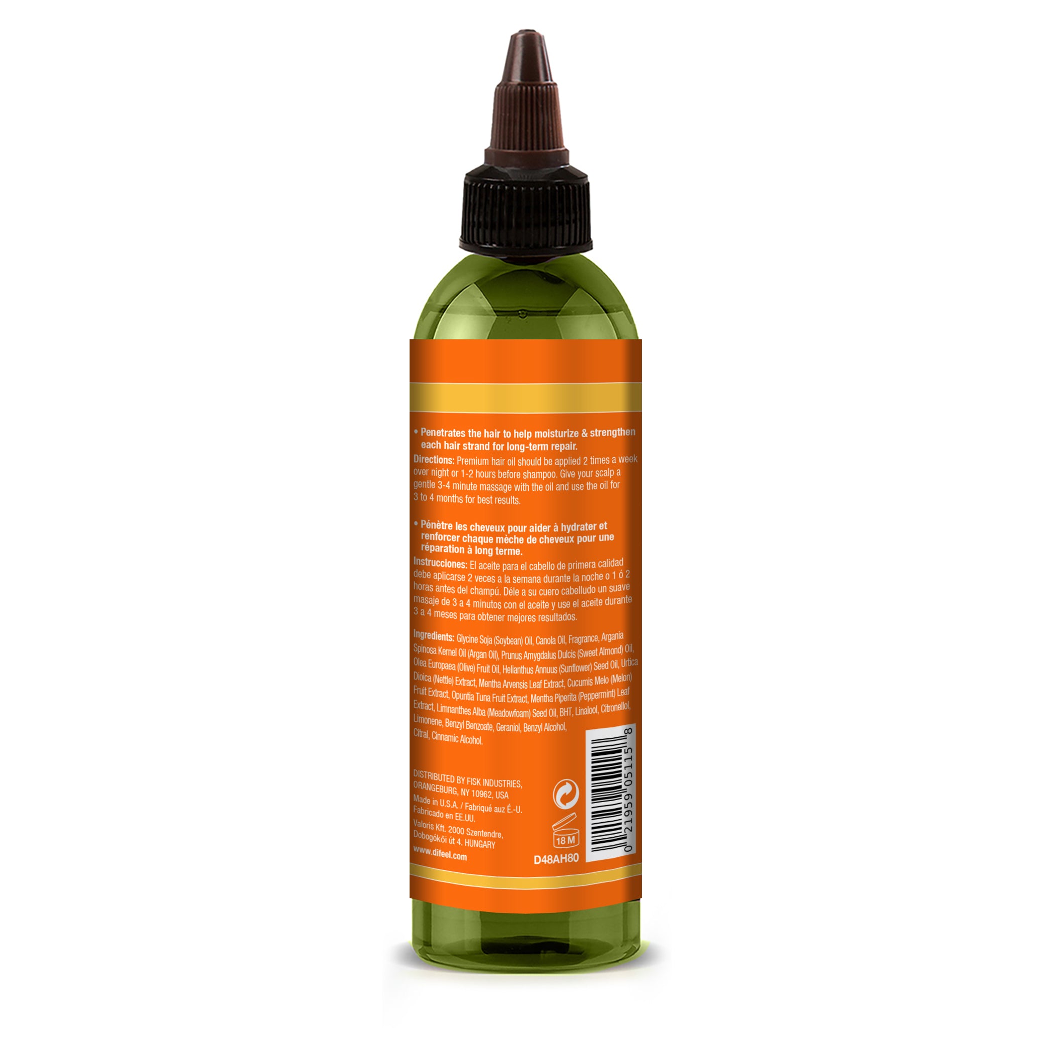 Difeel Elevated Argan Hair Oil Blend 8 oz.