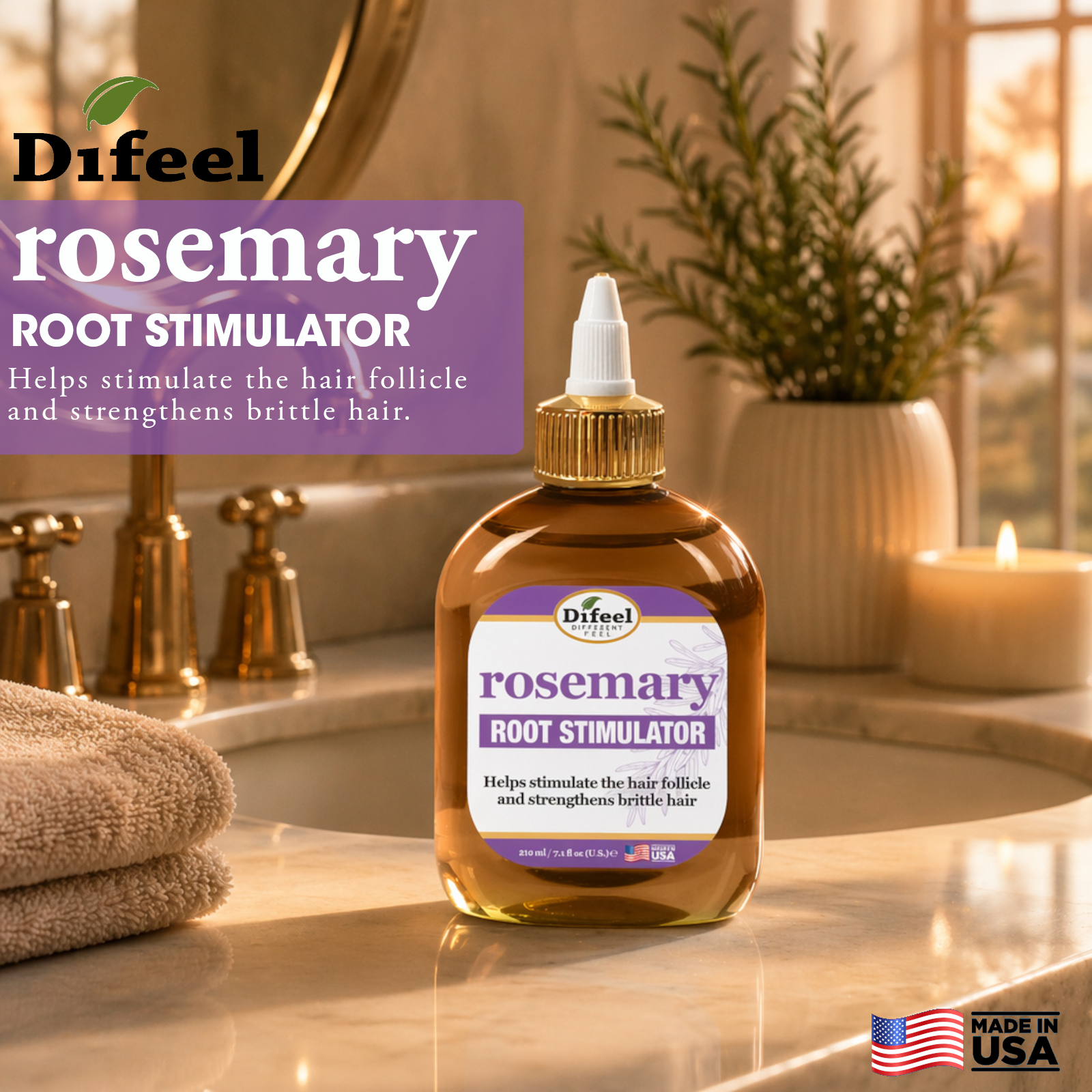 Difeel Rosemary Root Stimulator 7.1 Ounce