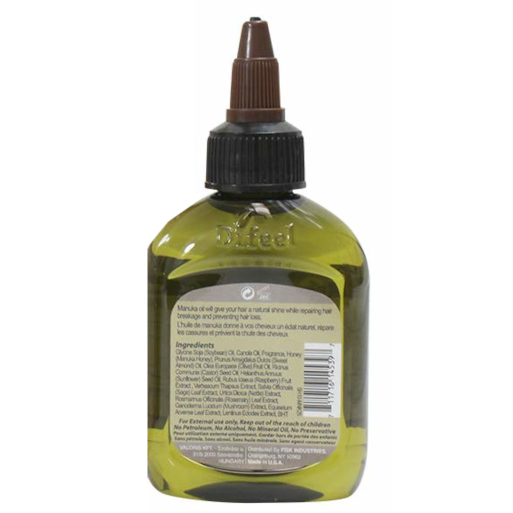 Difeel Manuka Hair Oil Blend - Travel Size 2.5 oz. (PACK OF 2)
