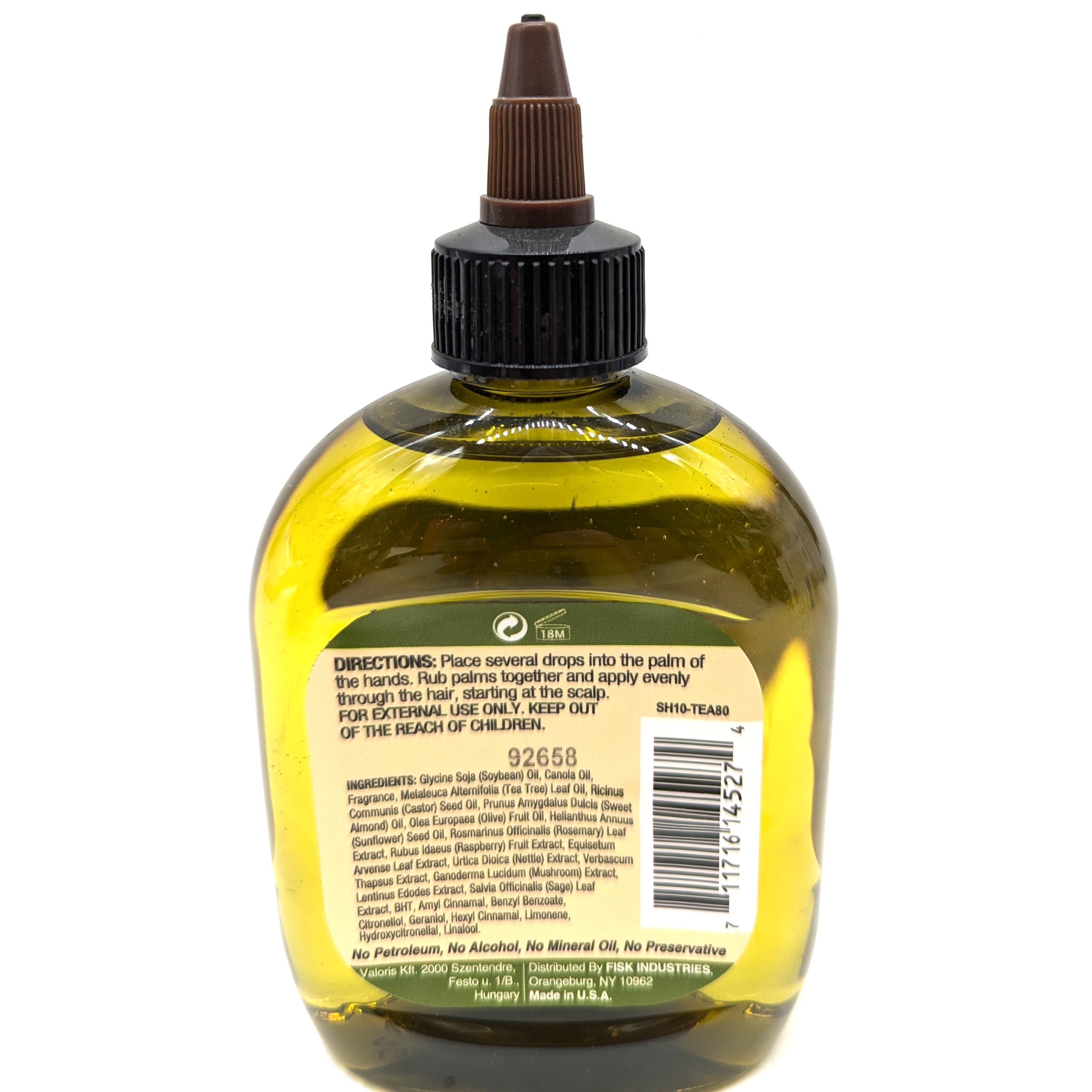 Difeel Tea Tree Hair Oil Blend 7.1 Ounces (PACK OF 4)