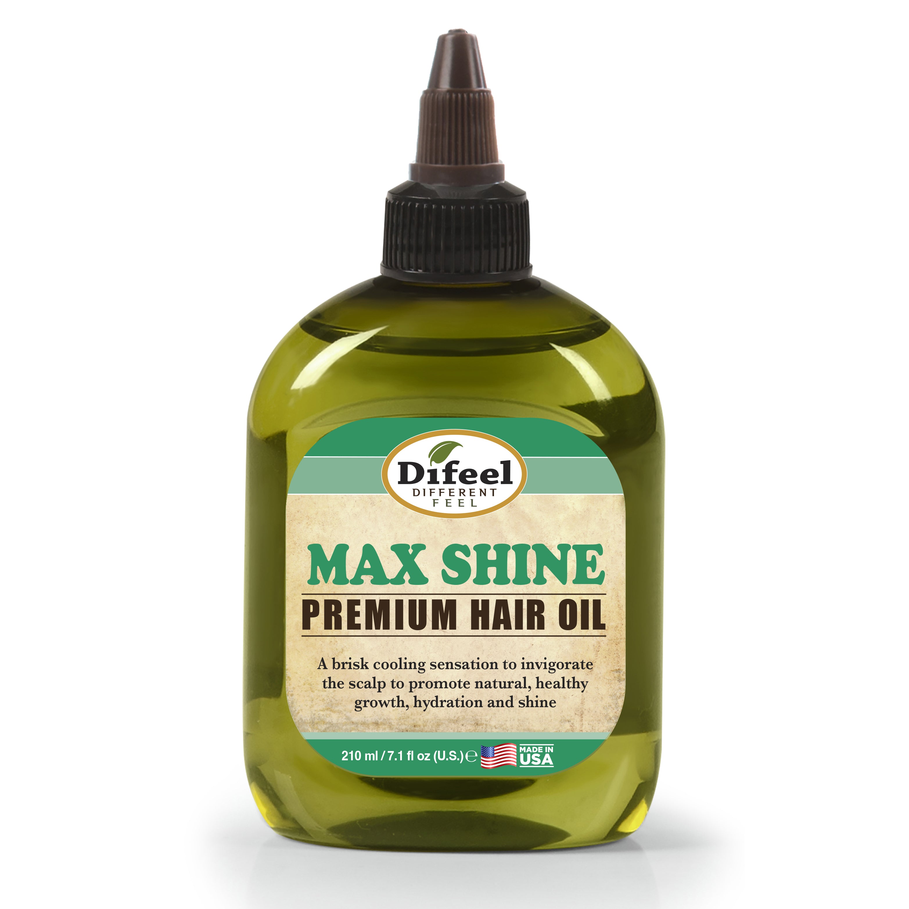 Difeel Hair Care Solutions - Max Shine Hair Oil 7.1 oz. (PACK OF 4)