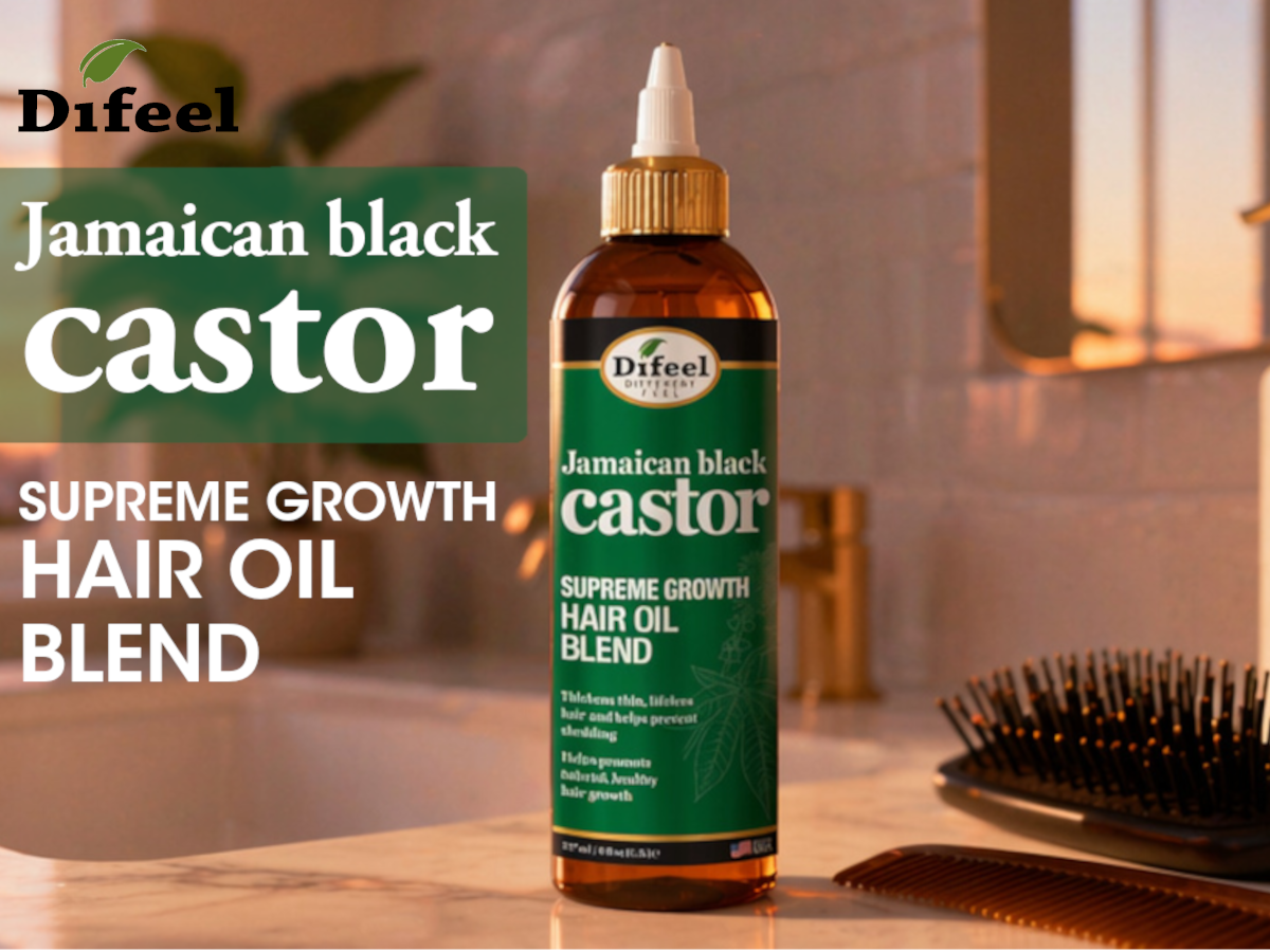 Difeel Jamaican Black Castor Supreme Growth Hair Oil Blend 8 oz.