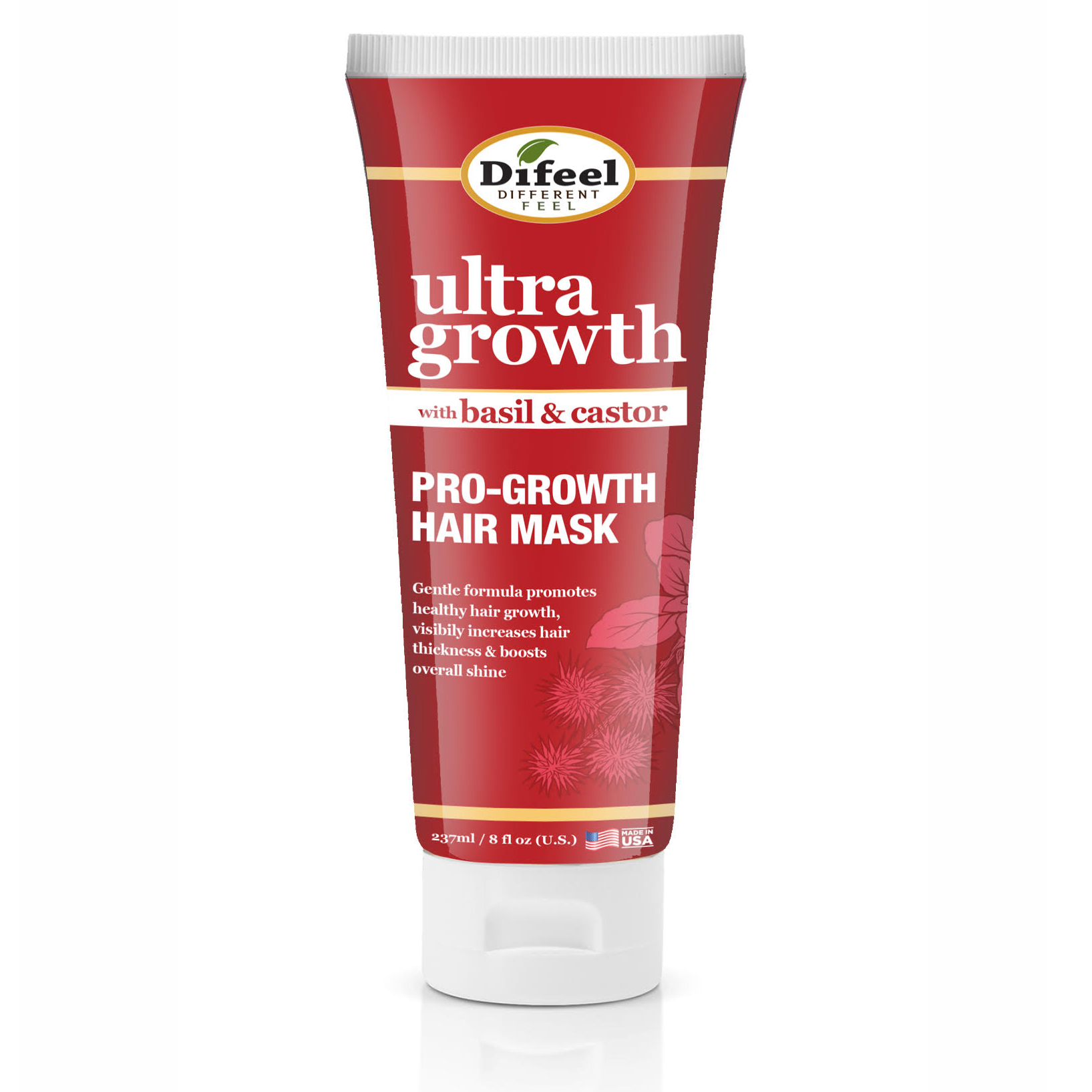 Difeel Ultra Growth Basil & Castor Hair Growth Oil – 8 Oz. (Pack Of 2) Value Set