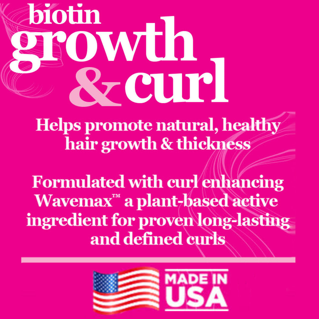 Difeel Biotin Growth and Curl Hair Oil Blend 7.1 oz.