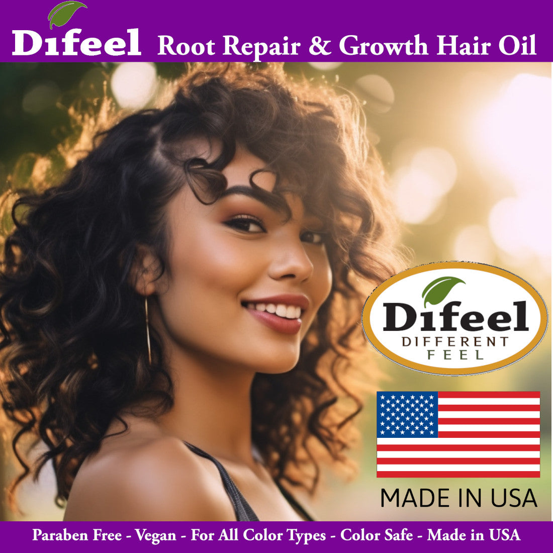Difeel Protective Styles Root Repair and Growth Hair Oil 8 oz.
