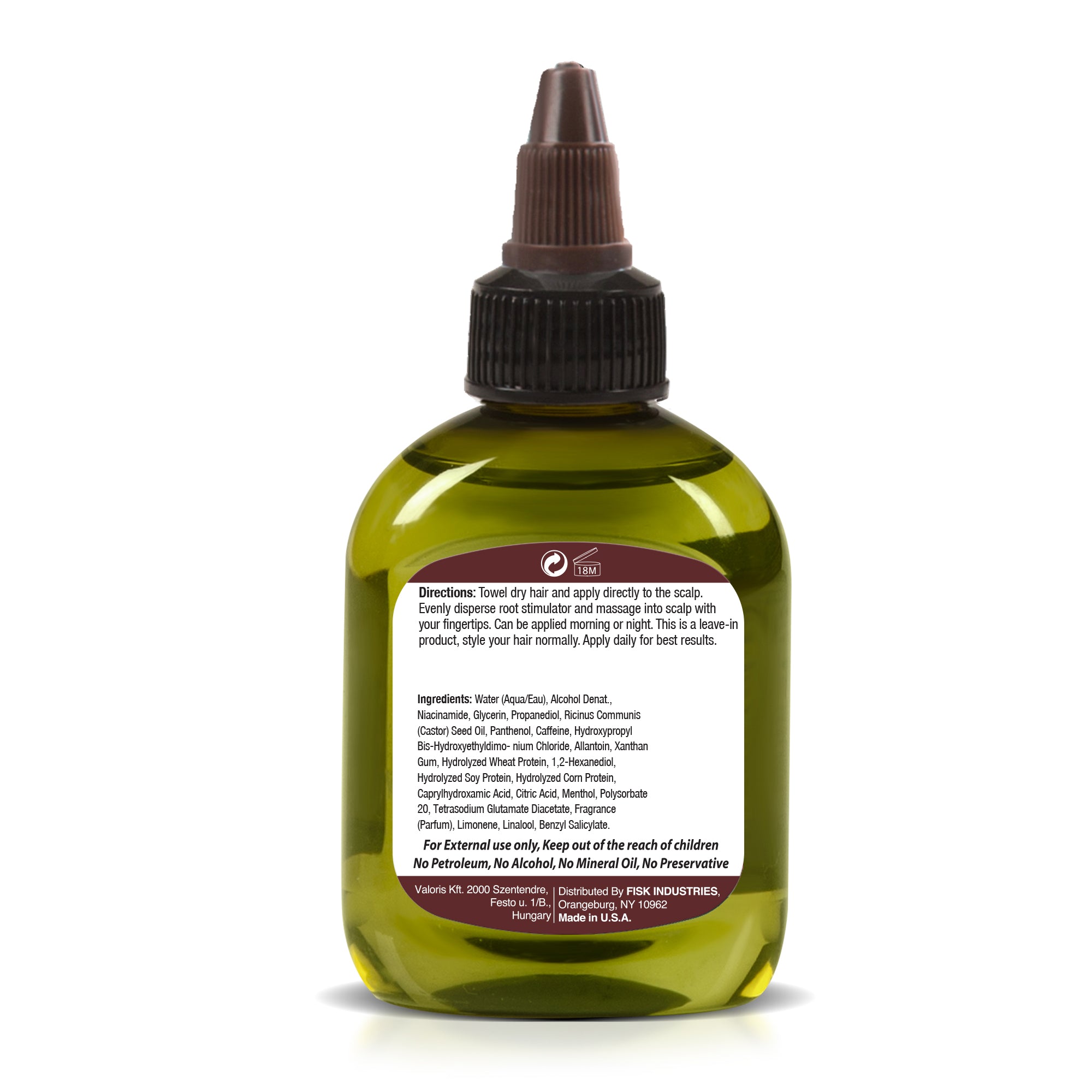 Difeel Caffeine & Castor Root Stimulator for Faster Hair Growth 2.5 oz.